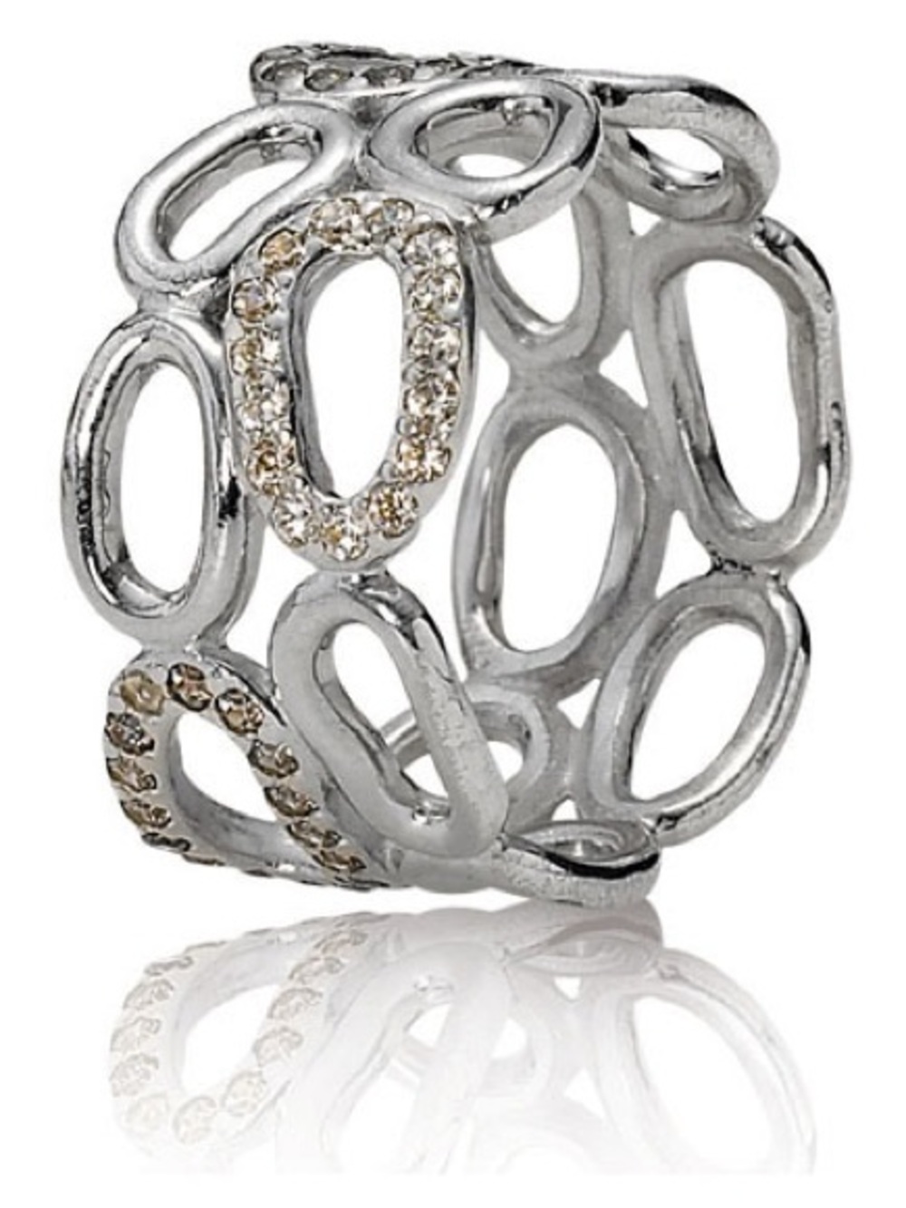 Genuine PANDORA Circle of Friends Ring; 190834CZ